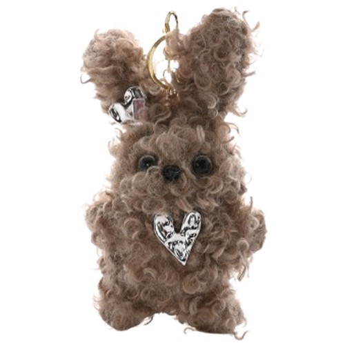 Bunny Keychain Plush Keychain Pendant Plush Keychain Curly Haired Keychain gifts