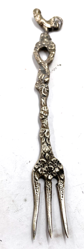 Vintage UGO Bellini Cake Pastry Forks x6 Made in Italy Stamped Ornate - Picture 11 of 13