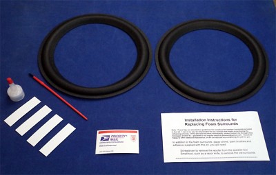 Boston Acoustics A120 / HD10 Speaker Foam Surround Woofer & Mid Repair Kit