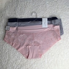 ADRIENNE VITTADINI Size Large Hipster Panties GOODBYE PANTY LINES 3-Pair NWT