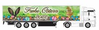"Herpa 949651 Man Tgx Xxl Koffer-Sattelzug \"Ostern 2022\" - 1:87"