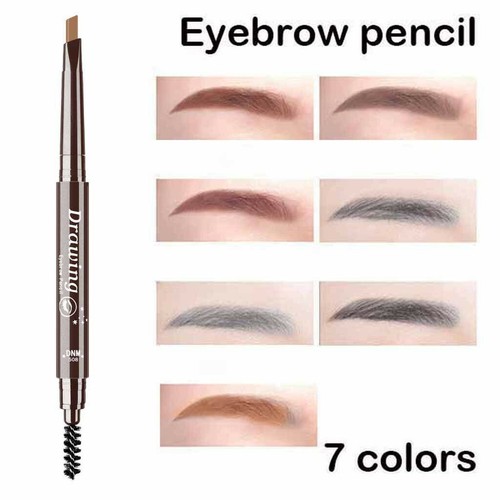 Dual-Headed Hard Brow Pen Waterproof And Sweat-proof Automatic Rotating Brow Pen