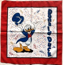 Vintage 1990s Disney Donald Duck Confetti Bandana