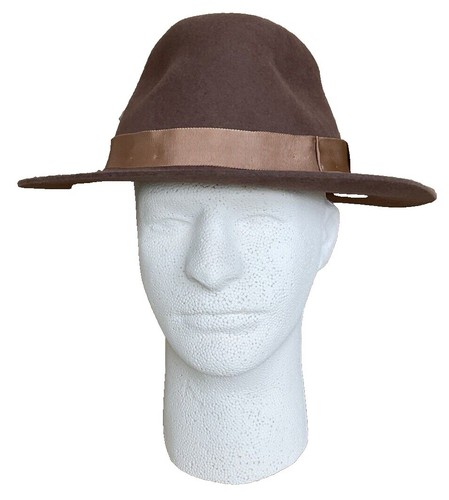 Harvard Vintage 70s Plaid Wool Fedora Made in USA Unisex  display picture 1