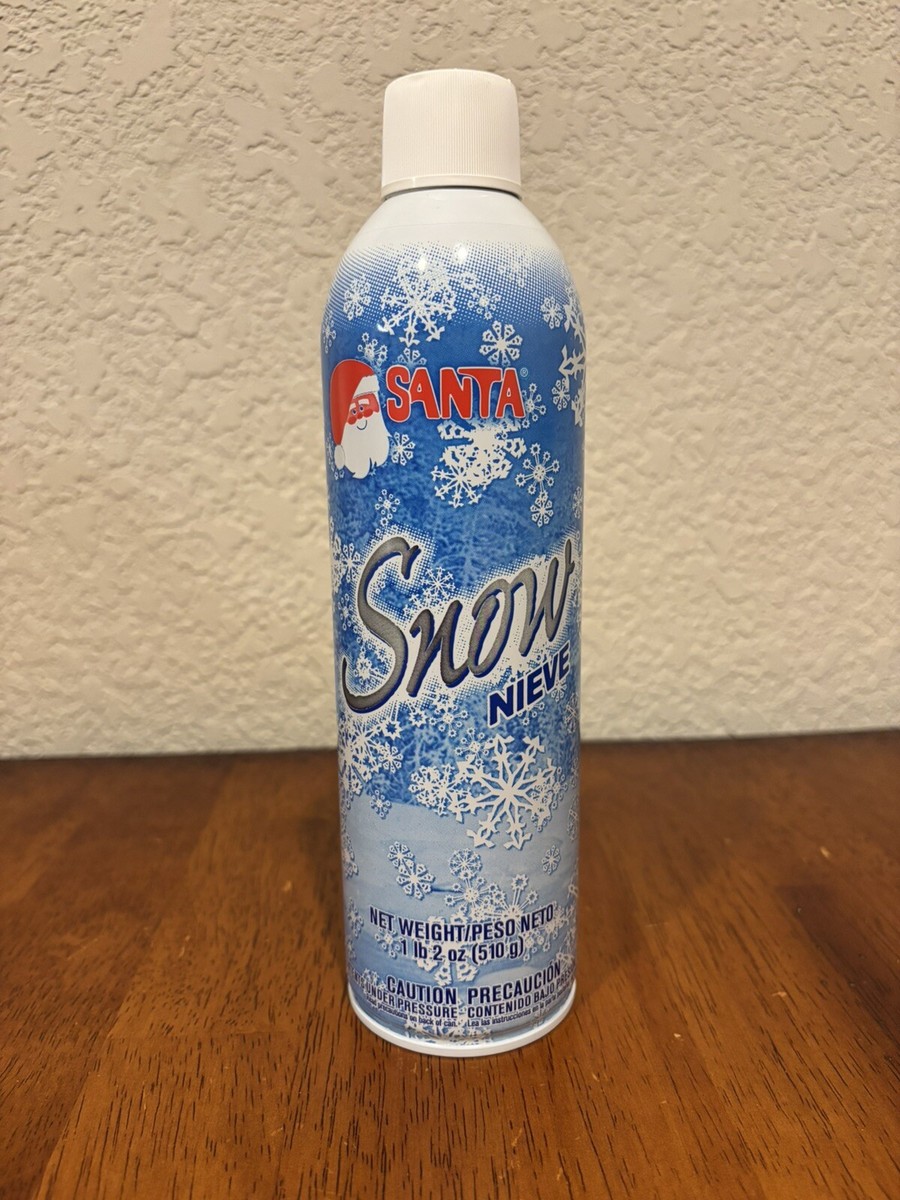 Santa Fake Snow Spray Aerosol Decorate Tree by hand, Nieve 510g