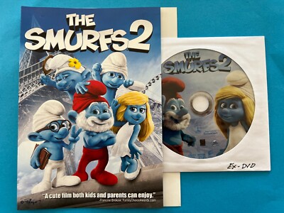 The Smurfs 2 (Excellent DVD DISC & ARTWORK ONLY NO CASE OR