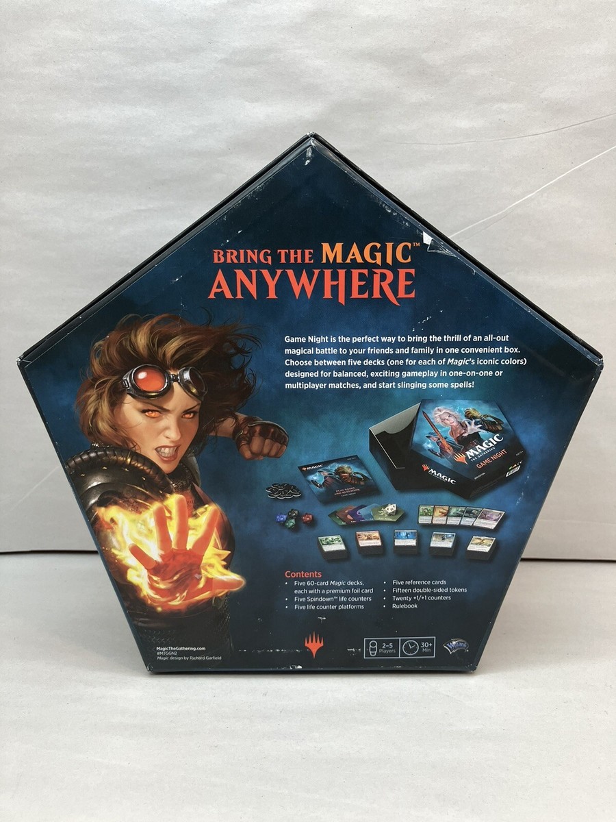 MTG Magic The Gathering Game Night Box 2019 Edition Open Box MTG Magic The Gathering Game Night Box 2019 Edition Open Box