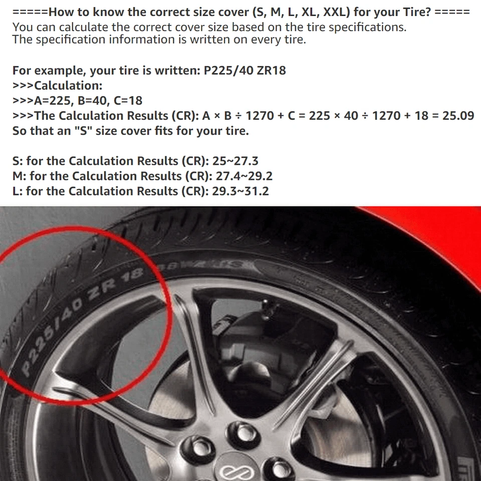 Protector de bolsa de almacenamiento cubierta de neumático de repuesto para coche Dakar para Toyota Jeep Ford 30~31L Foto 2 de 4