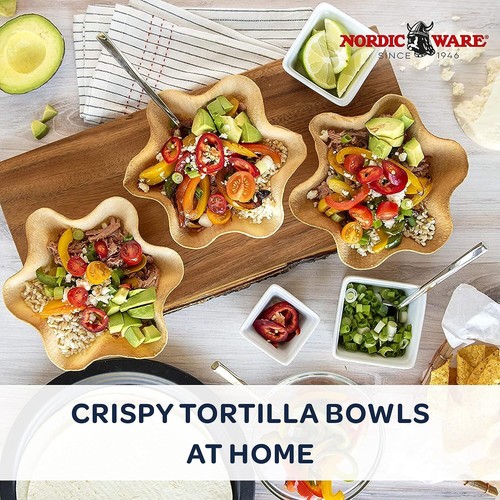 Nordic Ware Tortilla Schüssel Maschine, passt bis zu 12", Silber - Bild 2 von 4