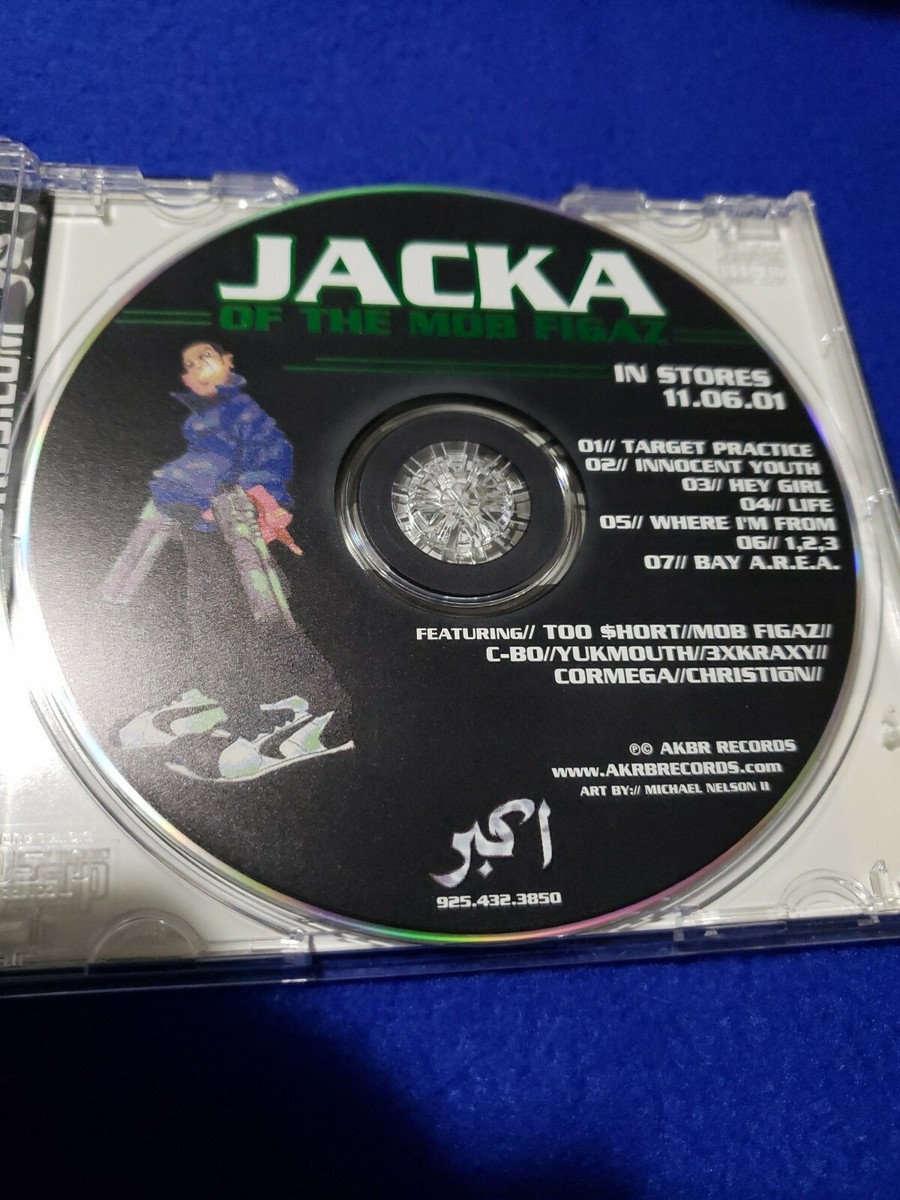 「THE JACKA - Of The Mob Fingaz」新品未開封 The Jacka Of The Mob Figaz Cd 2002 AKBR Records Promo Disc