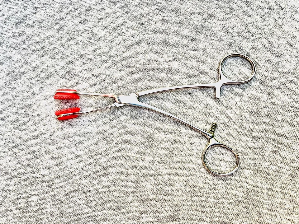 Pinzas elásticas para pezones de lengua joven Pinzas de agarre con goma Castigo para adultos Foto 2 de 4