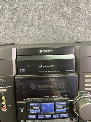 Sony HCD‑RG40 3‑CD Receiver 🎶 Cassette & Speakers – Tested System 🔊 - Picture 8 of 24