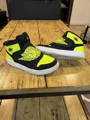 yellow neon jordan