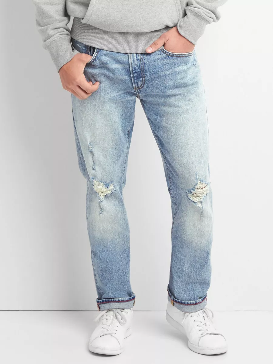 Buy GAP Men Men Blue Slim Fit Jeans With GapFlex 