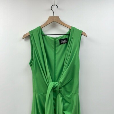 Solace London Lorena Draped Tie Plunge Ruched Sheath Gown Maxi Dress Green 8 | eBay Solace London Lorena Draped Tie Plunge Ruched Sheath Gown Maxi Dress Green 8 | eBay
