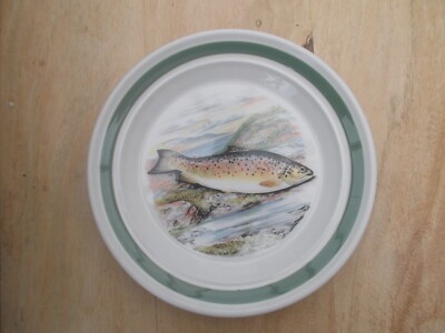 SELTENE PORTMEIRION COMPLEAT ANGLERPLATTE FORELLE 7,5 ZOLL