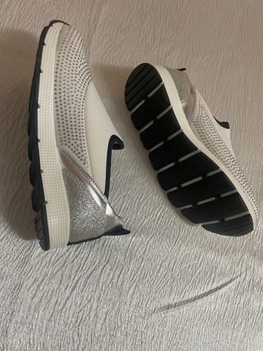 Twinset Sneakers pelle bambina ragazza strass bianco Argento scarpe 31 Shoes - Foto 6 di 6