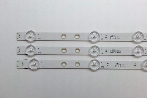 KIT 3 TIRAS DE LED 17DLB43VER14-A 17DLB43VER14-B PARA TELEFUNKEN 43DTF524 - Imagen 2 de 7