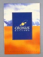 CRONUS AIRLINES GREECE 1999 AIRLINE BROCHURE BOEING 737