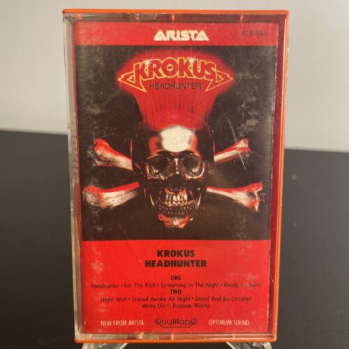 Krokus - Headhunter Cassette Tape Tested 1980's Metal