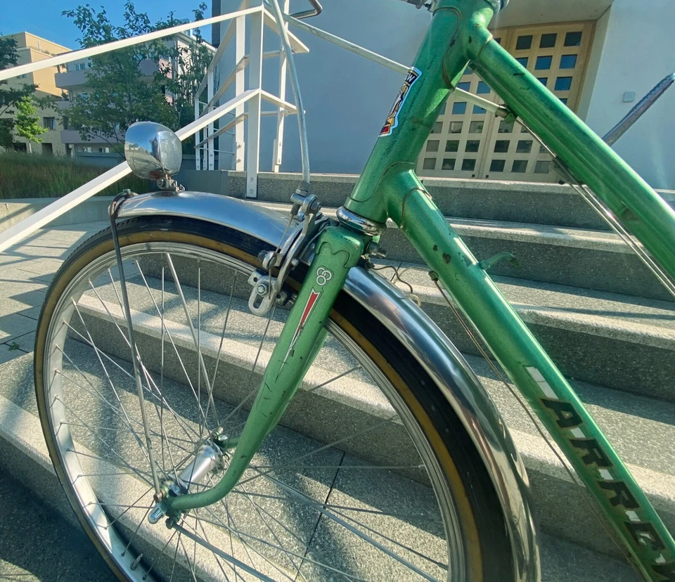 EXTREM SELTENES“ LADY - RENNRAD VON „ARROW“ ANTIK 1960 - Bild 2 von 4