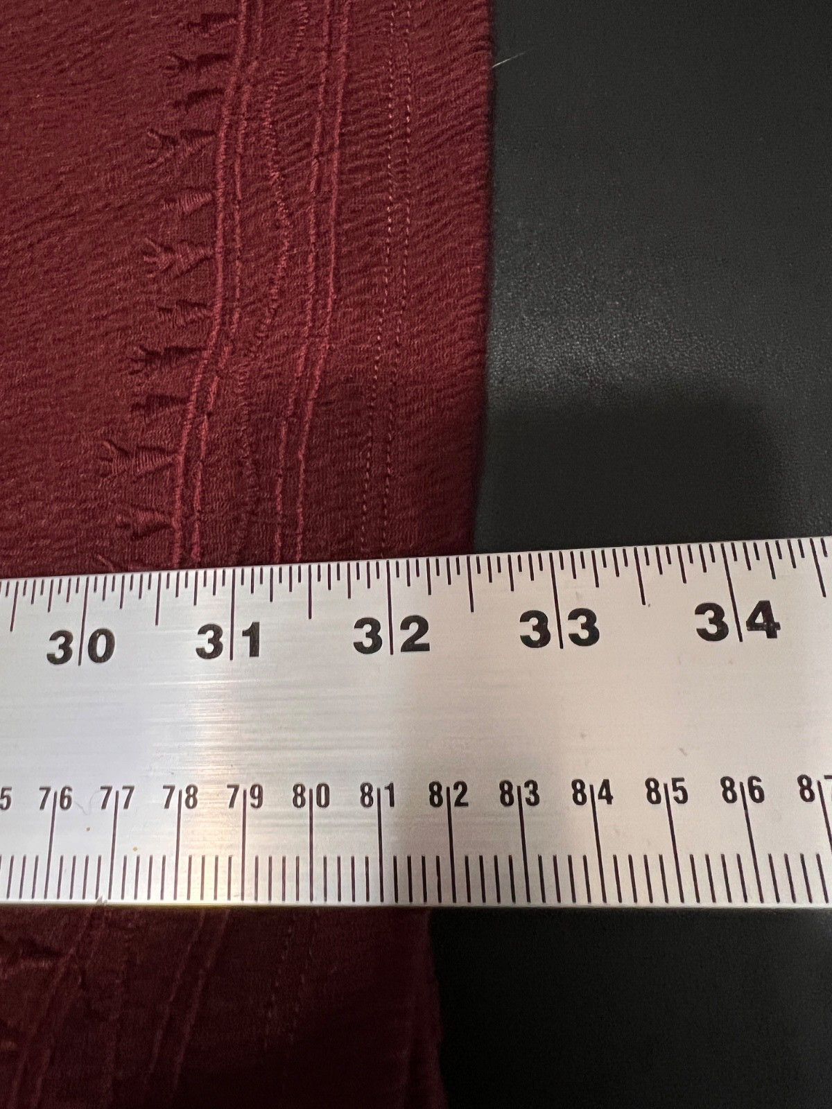 Indigo Threads Co Womens TOP 2X Boho Burgandy Red  Embroidered Tassled Cool