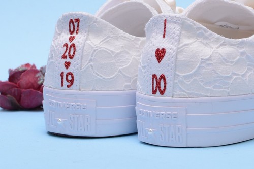 ivory wedding converse