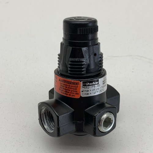 Parker 15R211FBL030 Pneumatic Air Pressure Regulator 250PSI Max, 3/8" NPT