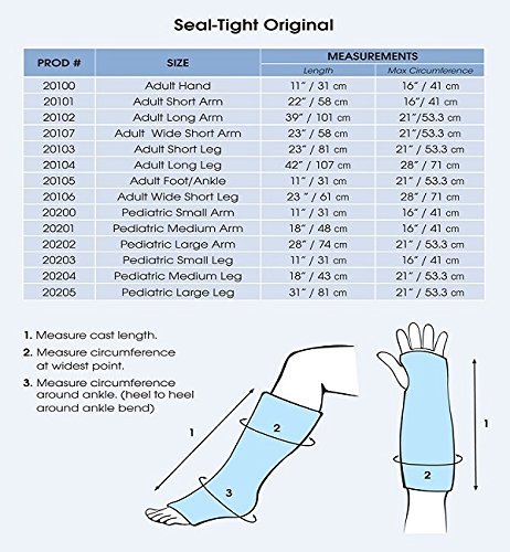 SealTight Seal Tight 20203 Child Small Leg 12" Cast Cover Bandage Broken Bone - Bild 5 von 5