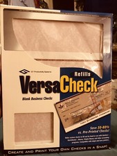 G7 refills versa check create print own checks Blank Business