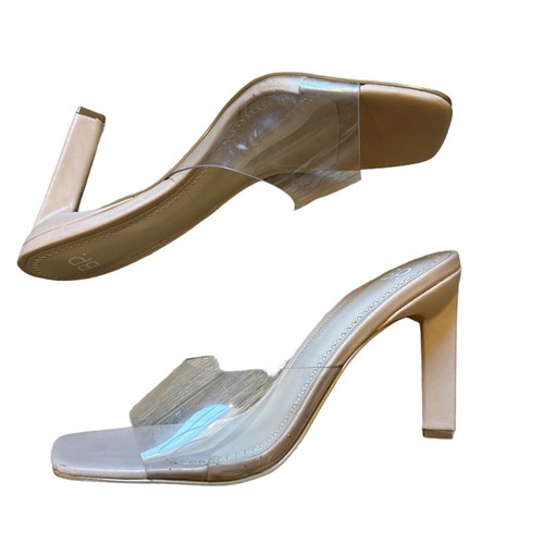 BP Mirra Nude square toe heeled sandals Size 8 - Picture 2 of 6