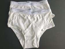 2 Jockey Classic Briefs Sewn Tag Inverted Y Tighty Whities 36 NOS Vintage Estate