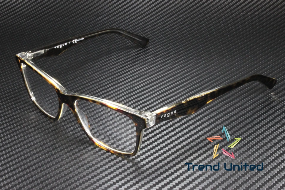 Gafas para mujer VOGUE VO2787 1916 Top Havana transparentes lentes de demostración 53 mm Foto 2 de 4