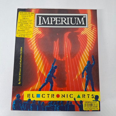 Imperium IBM PC 5.25 Floppy Spiel Big Box Electronic Arts