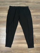 LOVE by gap Women's Jogger Lounge Pants Black XL