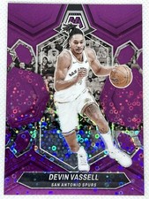 2023-24 Devin Vassell Panini Mosaic Fast Break Purple /50 #154 San Antonio Spurs
