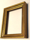 Vintage Miniature Tri-Cove Gilded Frame With Original Early Mtted Photo 5 x 4 — photo 5