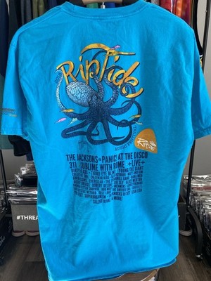 Authentic RIPTIDE MUSIC FESTIVAL 2018 GUY HARVEY T Shirt SIZE Large