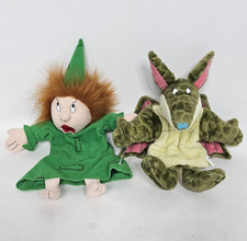 VTG Child's Play The Princess and the Dragon Puppet Plush Book Characters 2002