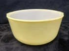 Vintage Sunbeam GLASBAKE 19CJ Mixer Bowl Bright Yellow 9” Diameter