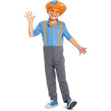 Disguise Licensed Blippi Kideo Toddler Classic Jumpsuit Boys Costume 119689