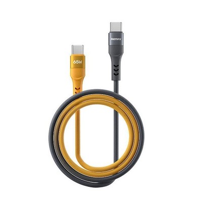 Schnellladekabel REMAX CB16 65W Typ C - 1,2m (Schwarz/Orange)