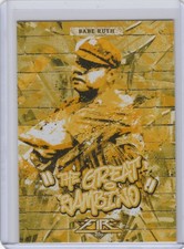 Babe Ruth SP  ▪  2017 Topps Fire  Monikers GOLD Minted Parallel #M-1  Yankees