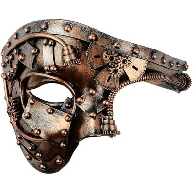 Exquisite Steampunk Mask for Men - Luxury Venetian Style
