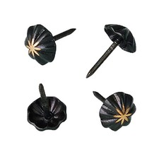 Upholstery Tacks, Furniture Nails for 100 PCS, Matt Black Pumpkin