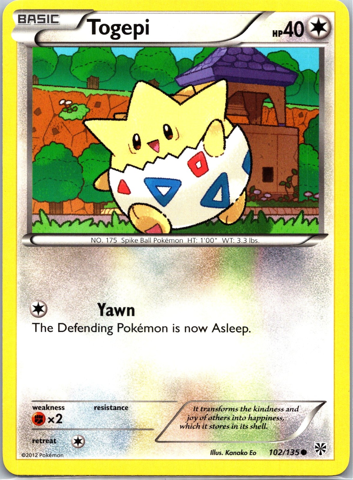 Togepi Common Plasma Storm 102/135 LP