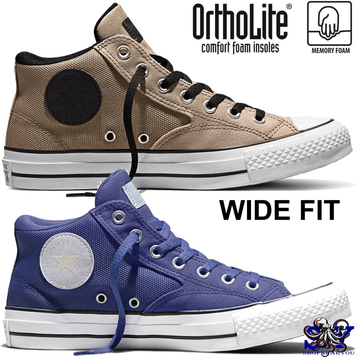 CONVERSE Chuck Taylor All Star Malden Street WIDE Fit Sneakers