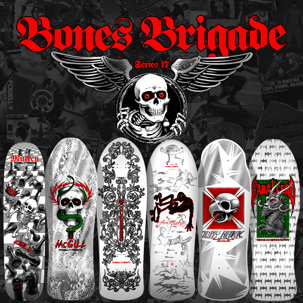Powell Peralta トニーホーク　デッキ Powell Peralta Tony Hawk Skull Bones Brigade Series 17 White