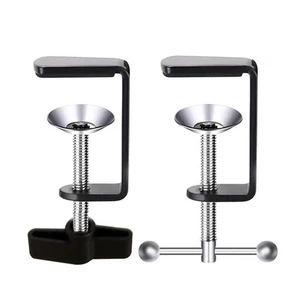 Support pour microphone en alliage d'aluminium à étrier à étirement de bureau à aimant Cantilever