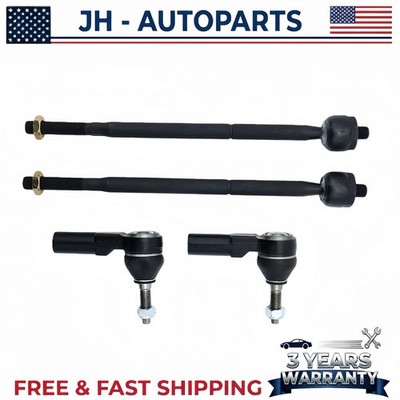 Front Inner & Outer Tie Rod Kit for 2013-2022 Buick Encore Chevy Trax Set of 4
